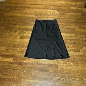Black Slip skirt